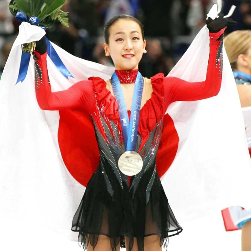 バンクーバー五輪に出場した浅田真央さんの写真