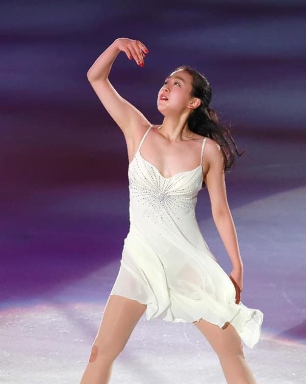 2017年ひと回り体がふっくらした浅田真央さんの写真