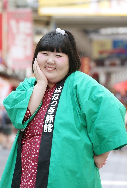 2017年体重100kgと太っていた時の酒井藍さんの写真