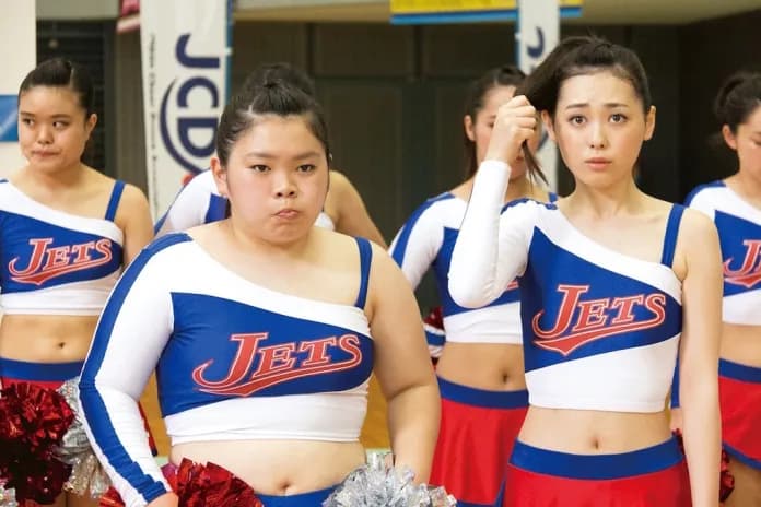2017年の映画『チア☆ダン』に出演していた時のぽっちゃり体型な富田望生さんの写真