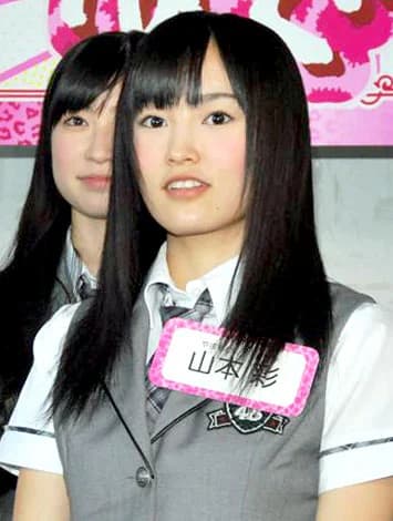 2010年NMB48加入時の山本彩さんの写真