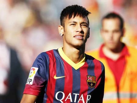 ネイマール選手がスリム体型だった2013年当時の姿