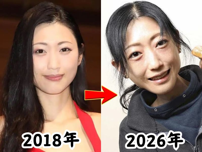 壇蜜さんの健康的な体型だった2018年当時の姿と瘠せたと話題になった2026年最新の姿を比較した画像