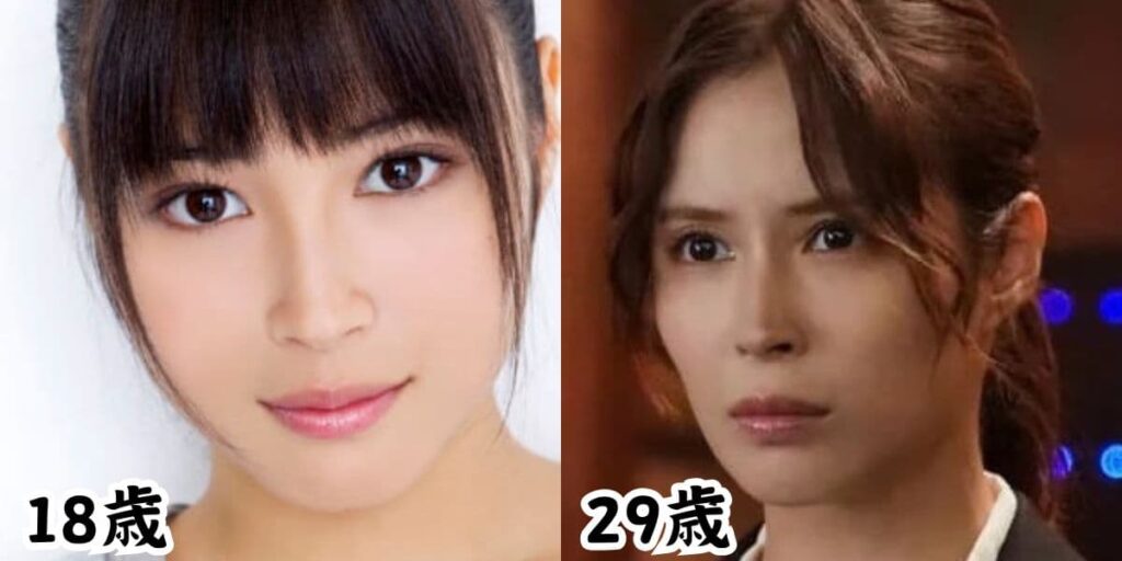 「顔が変わった」と話題になった広瀬アリスさんの18歳と29歳の姿を比較した画像