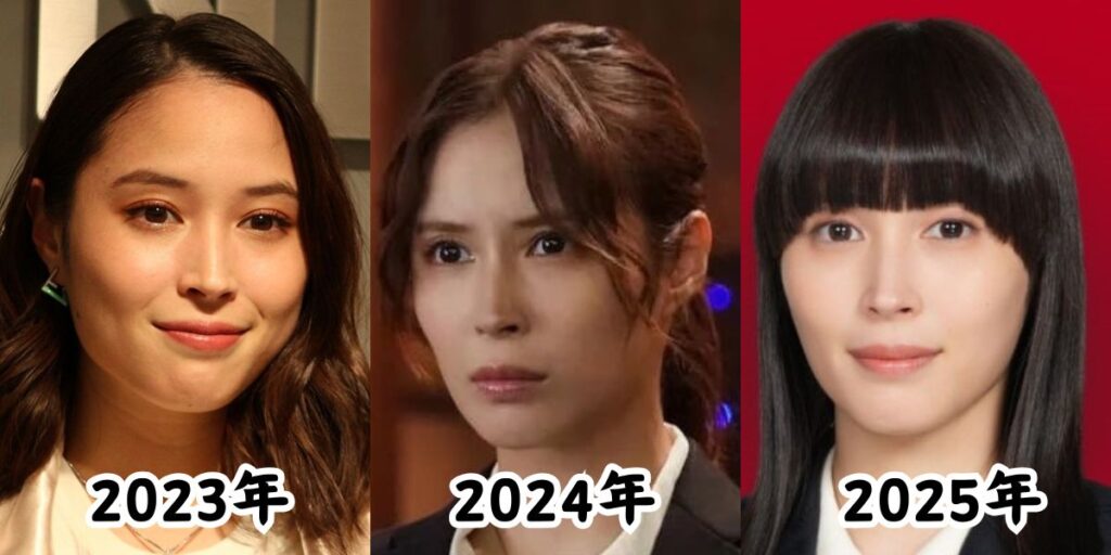 広瀬アリスさんの太っていた時期と痩せた時期の姿を比較した画像