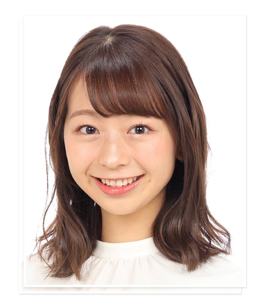 2021年フジテレビ入社当時の小室瑛莉子アナの写真