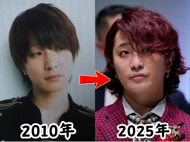 セカオワ深瀬さんの痩せていた2010年の姿と太ったと話題になった2025年の姿を比較した画像