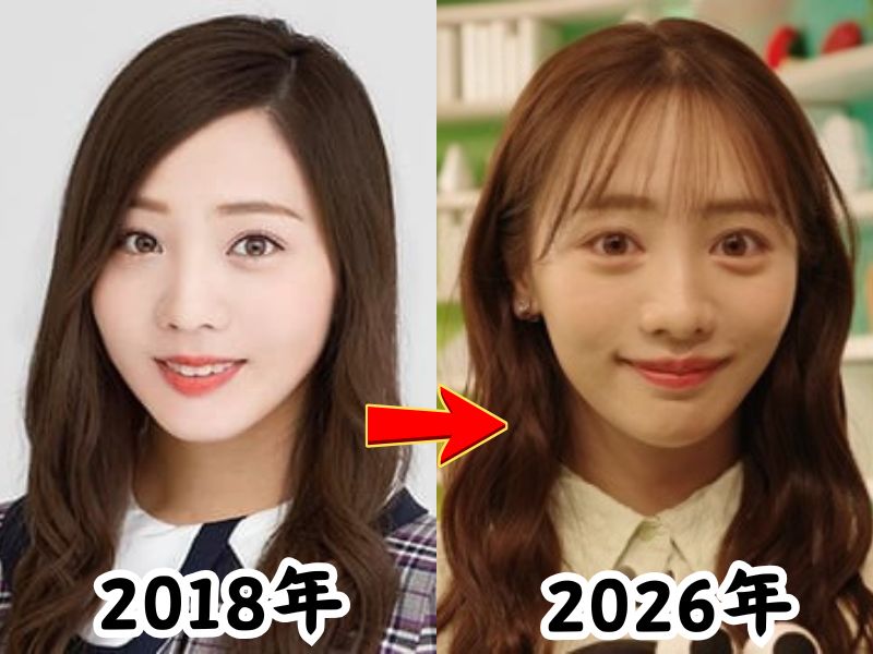 顔が変わったと話題になった能條愛未さんの2018年当時の姿と2026年最新の姿を比較した画像
