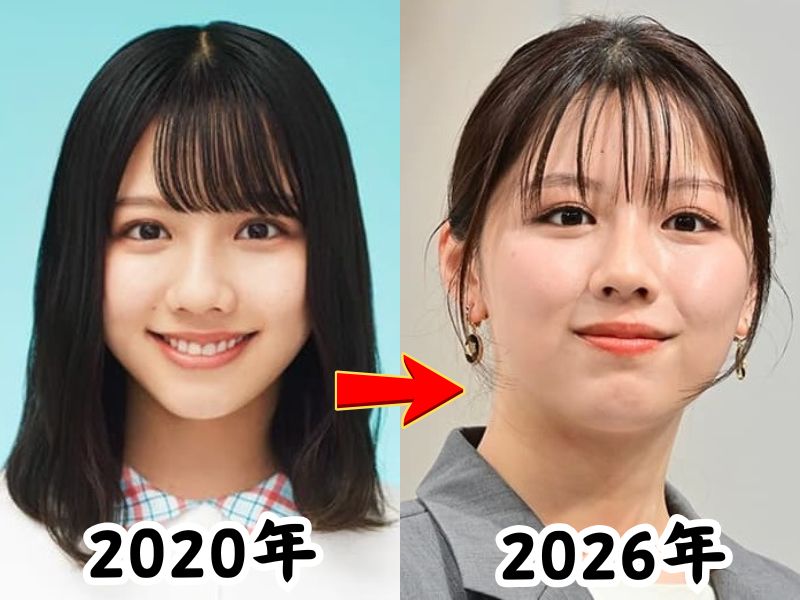 渡邊美穂さんの痩せていた2020年当時の姿と太ったと話題になった2026年の姿を比較した画像