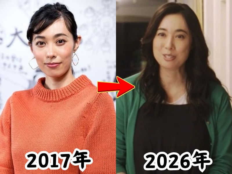 吹石一恵さんの痩せていた2017年当時の姿と太った姿が話題になった2026年最新の姿を比較した画像