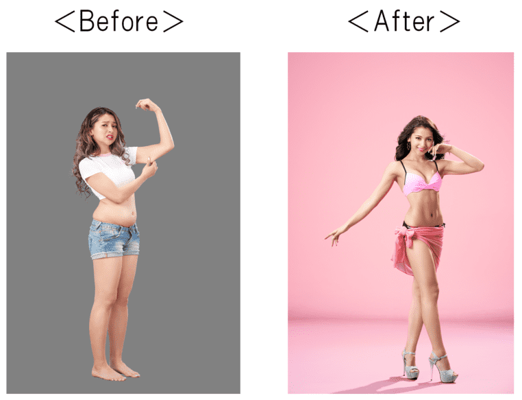 ゆきぽよさんがライザップの企画でぽっちゃり体型から引き締まった美ボディに変わったbefore&afterの画像