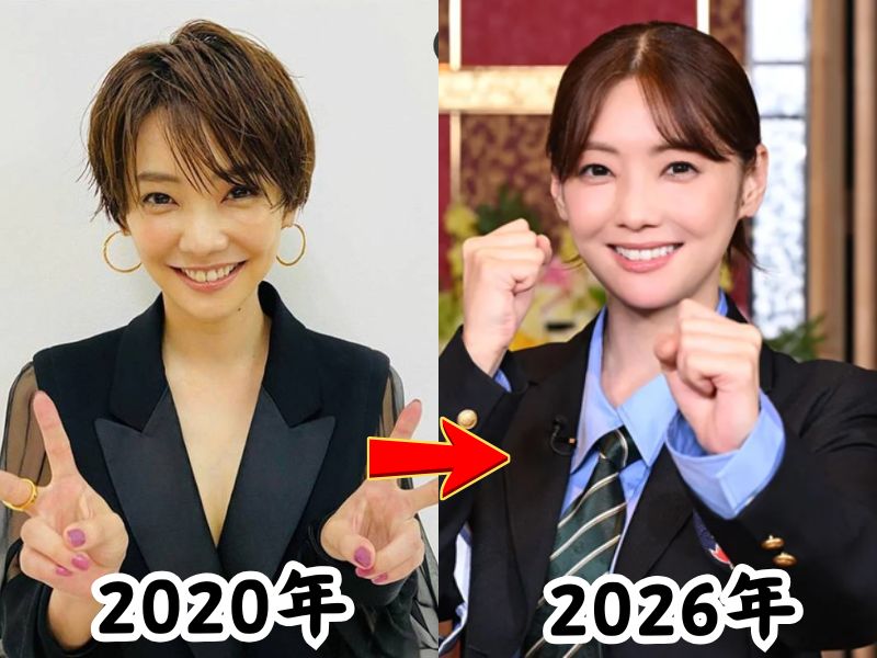 倉科カナさんの痩せていた2020年当時の姿と、太ったと話題になった2026年最新の姿を比較した画像