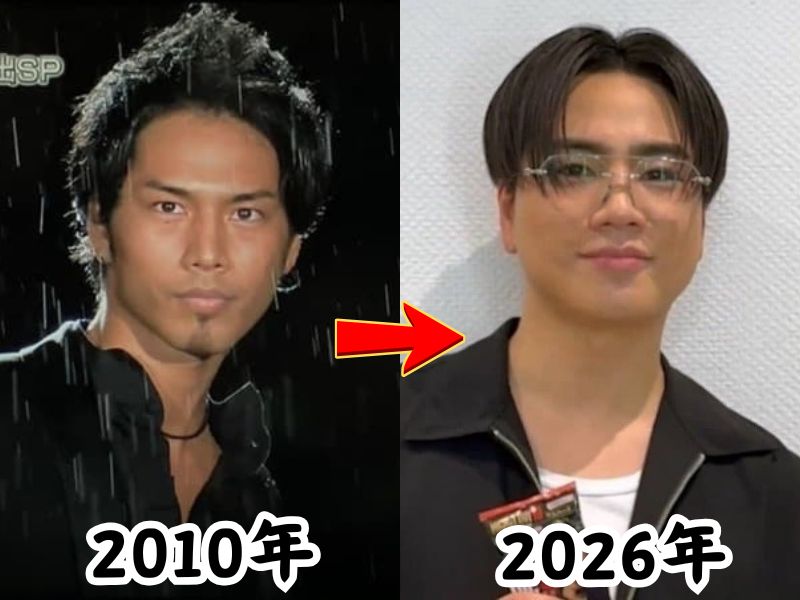 三代目 J SOUL BROTHERS登坂広臣さんの痩せていた2010年当時の姿と太ったと話題になった2026年最新の姿を比較した画像