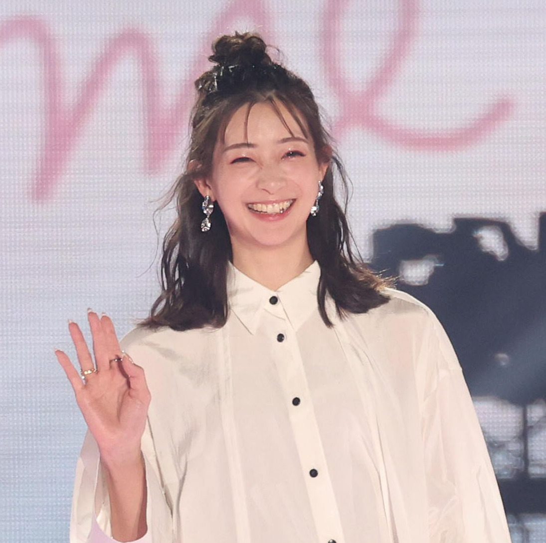 2023年ごろの足立梨花さんの画像