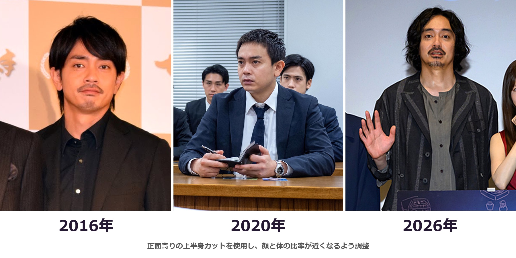 太ったと話題になった青柳翔さんの2016年と2020年と2026年の体型を画像比較