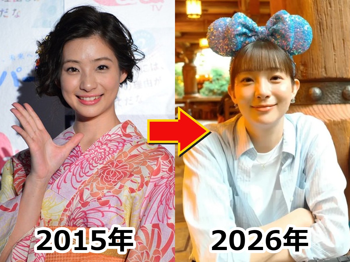 太ったと話題になった足立梨花さんの2015年当時と2026年現在の姿を比較した画像