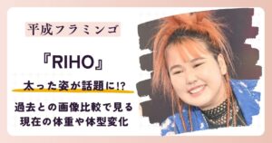 【2026最新】平成フラミンゴ・りほが太った？画像比較で分かりやすく解説！