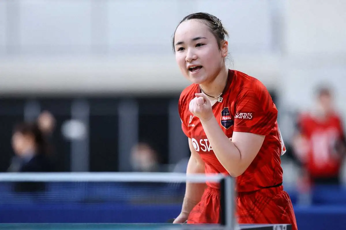 2026年、全日本選手権でプレーする伊藤美誠さんの現在の画像