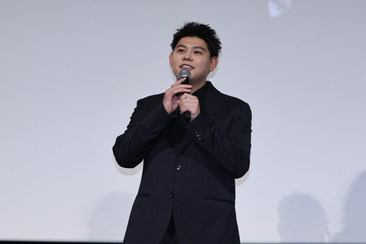 2026年5月の映画館大賞に登壇したBEFIRSTのLEOさん