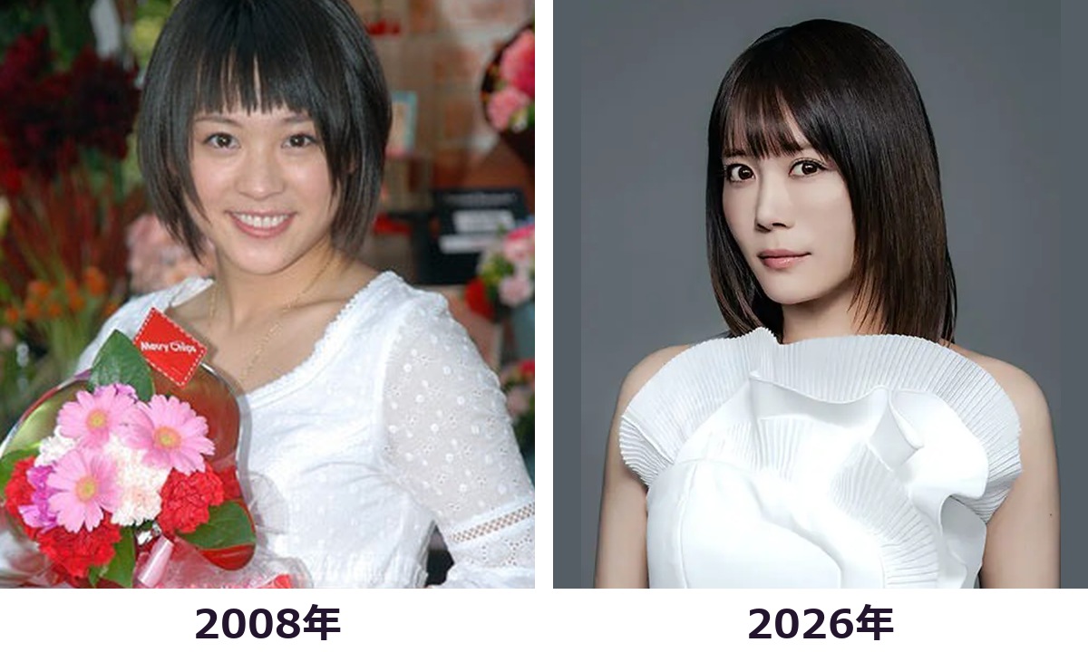 顔が変わったと話題になった北乃きいさんの2008年当時と2026年現在の姿を比較した画像