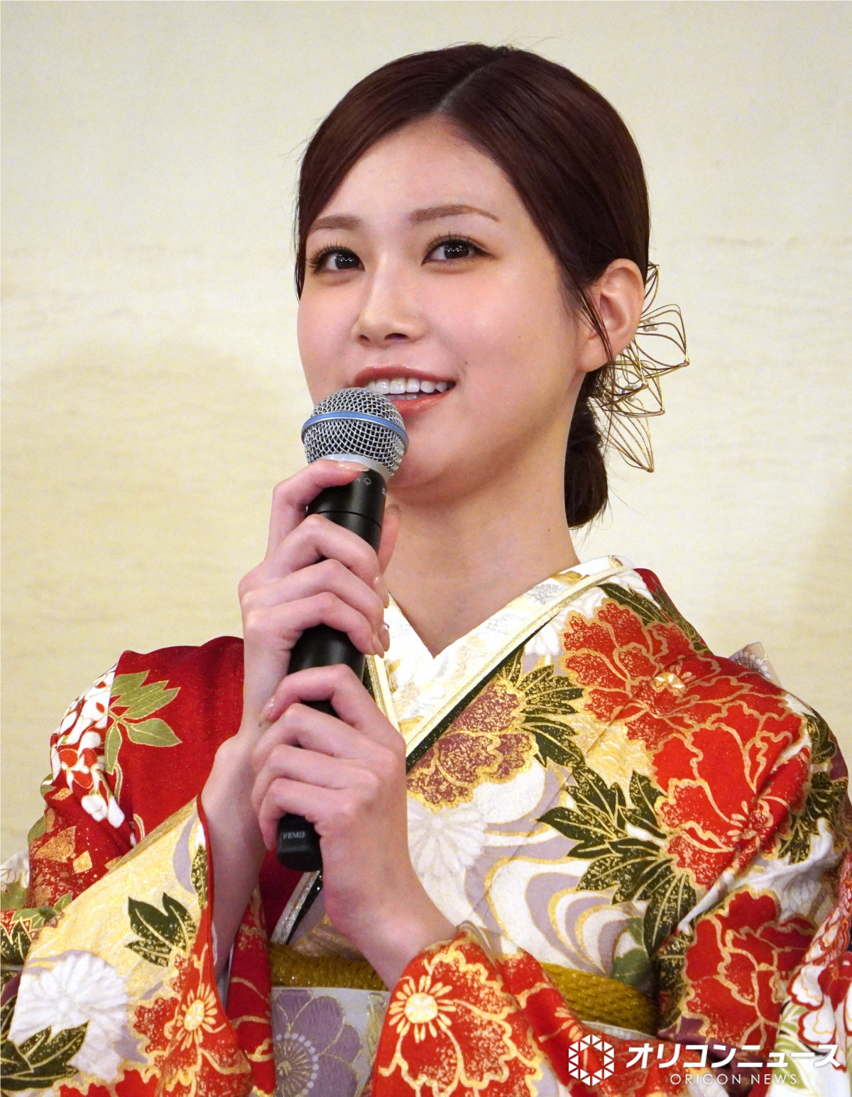2026年新春晴れ着お披露目会に出席した生見愛瑠さん