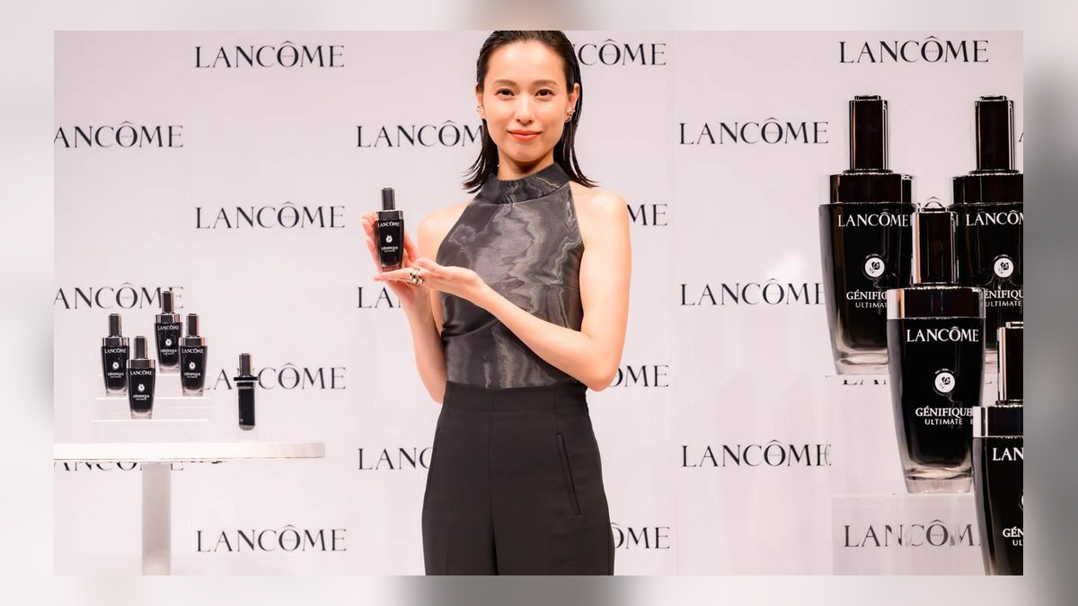 ランコムのイベントに登壇した2024年の戸田恵梨香さん