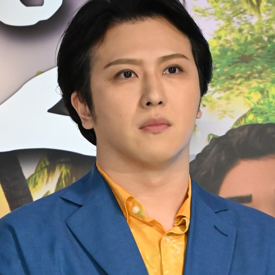 モアナと伝説の海2の舞台挨拶に登場した2024年の尾上松也さん